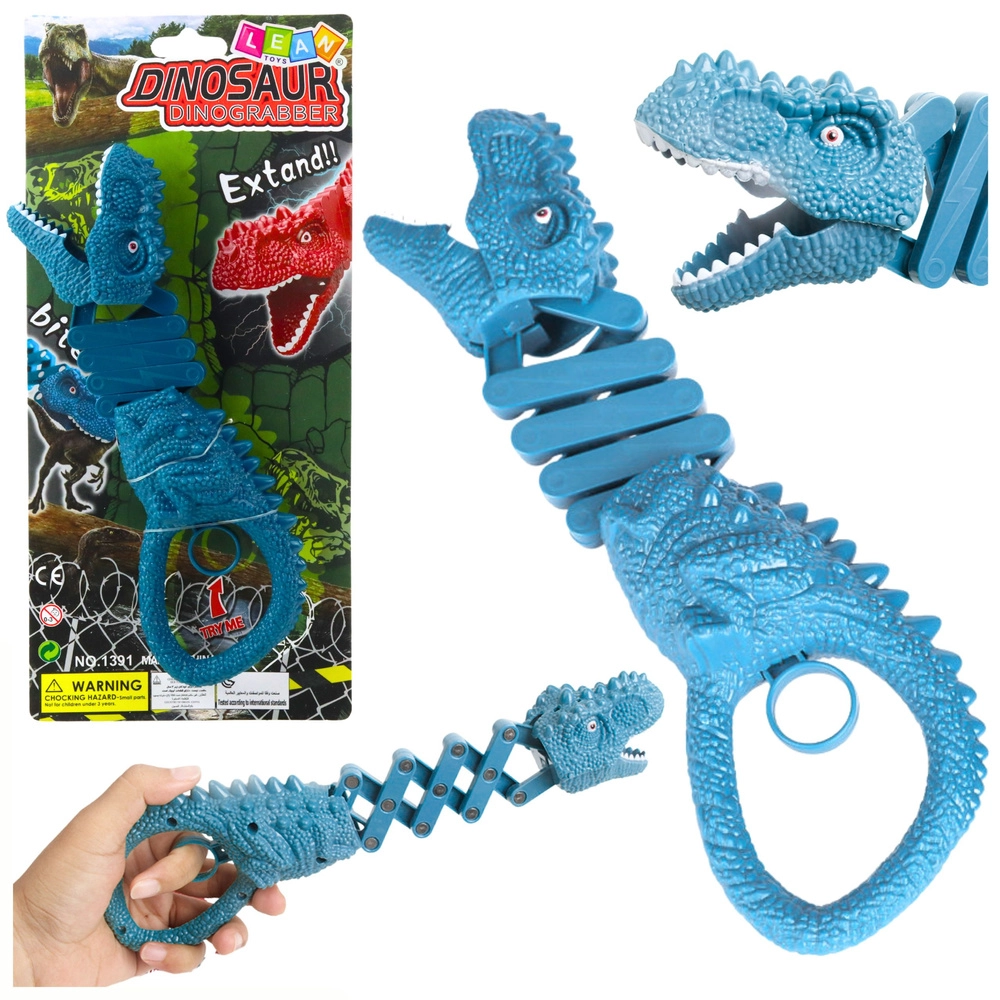 Kousající dinosaurus – modrý pistolový chňapák