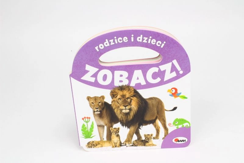 Zobacz! rodiče a mláďata – kartonová knížka s držátkem