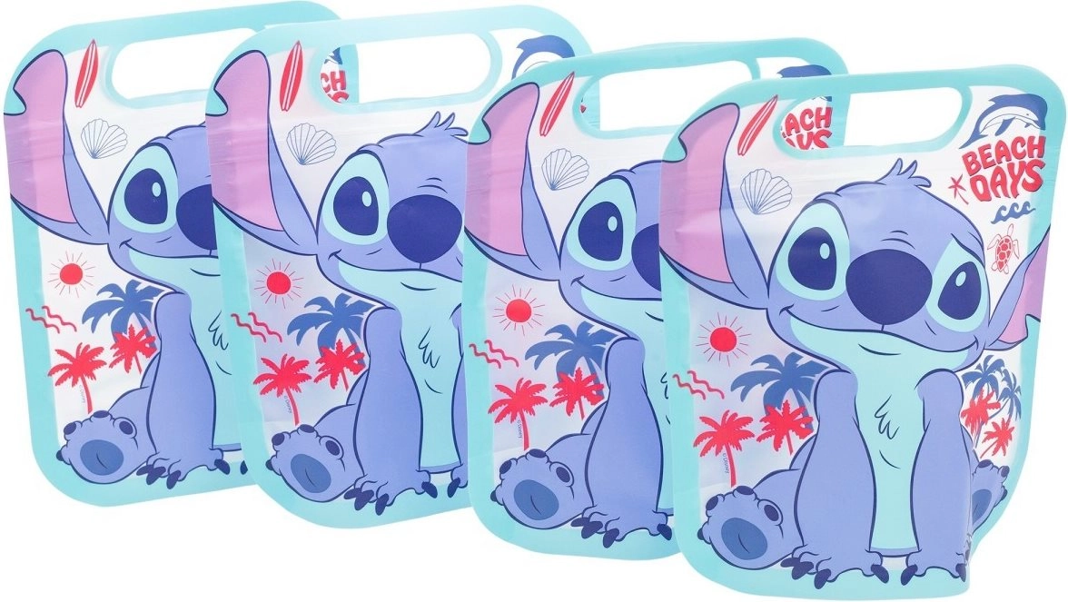 Sada uzavíratelných sáčků DISNEY Stitch 4 ks