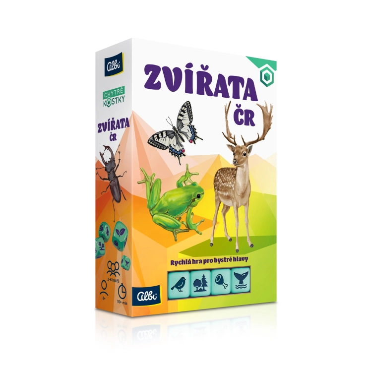 Chytré kostky - Zvířata ČR ALBI