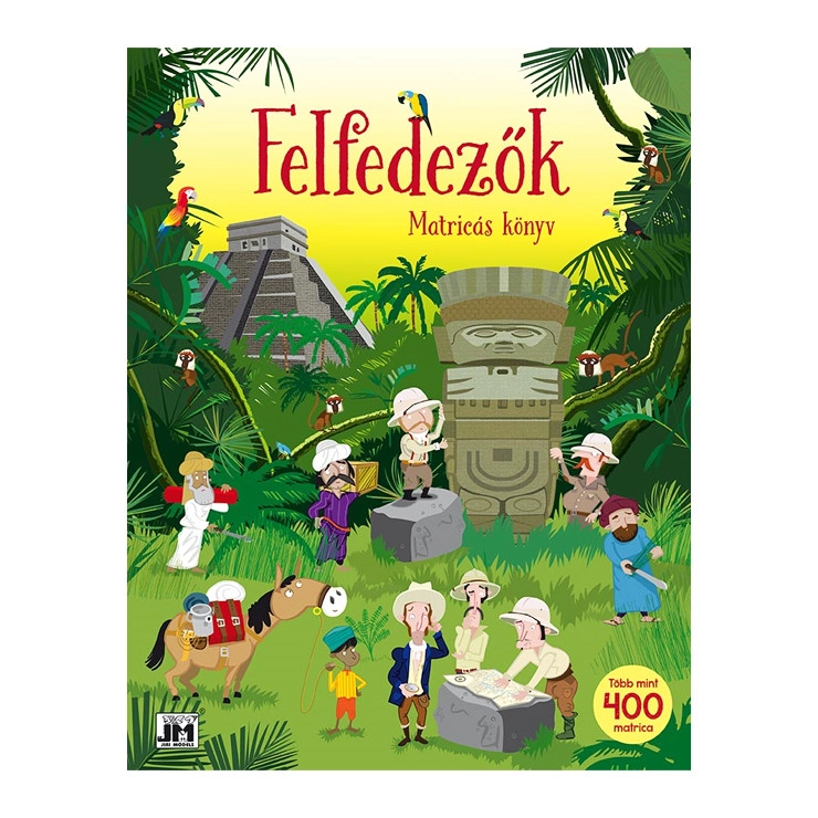 velká samolepková knížka objevitelé – maďarská verze