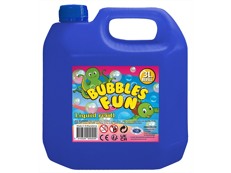 Bublifuková náplň 3 l v plastovém kanystru