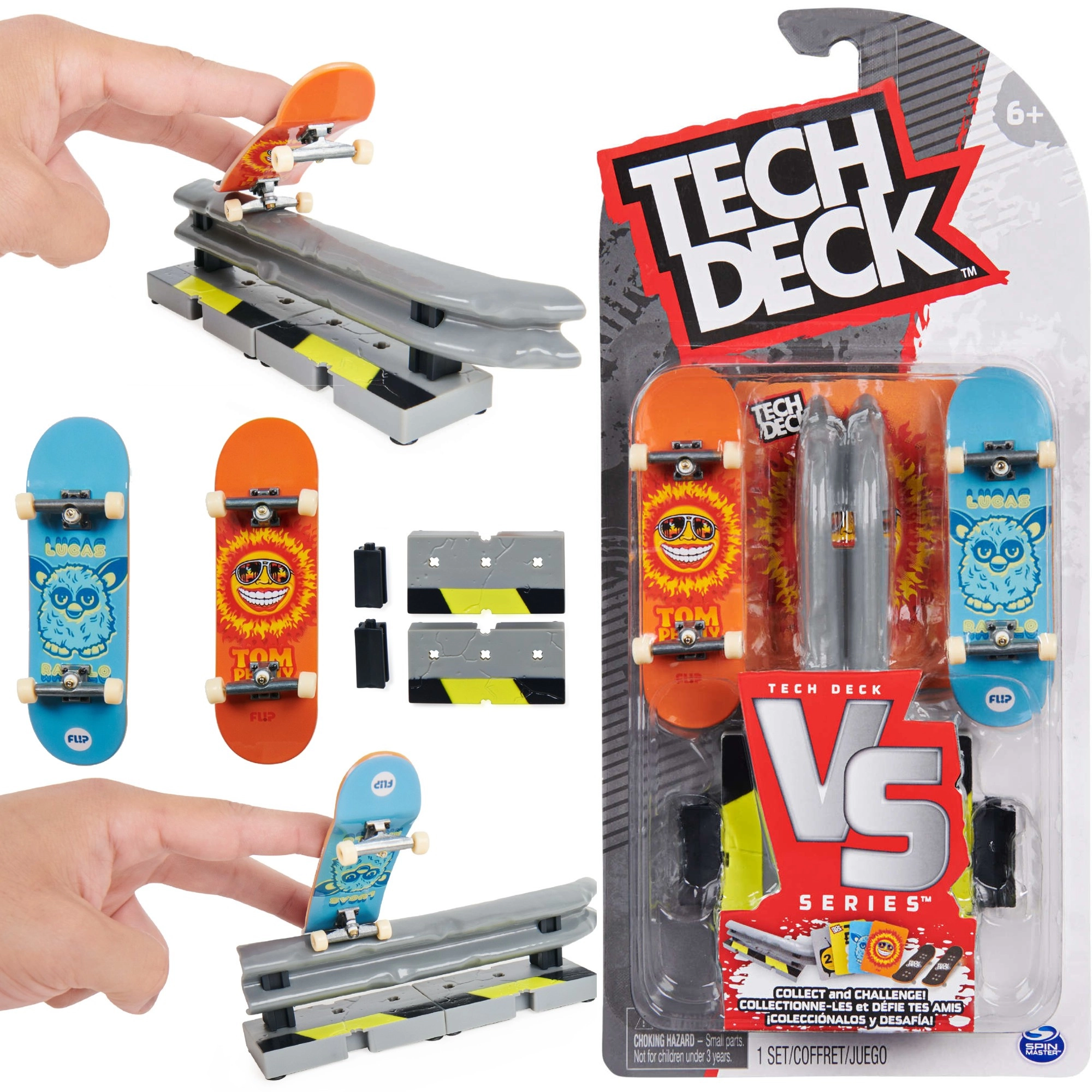 Tech Deck VS Series Flip fingerboard set s překážkou 2 v 1