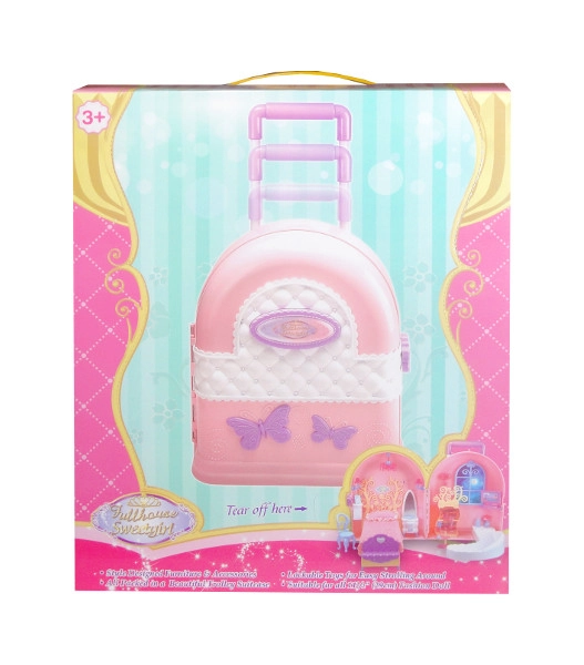 Mebelky pro panenky v kufříku