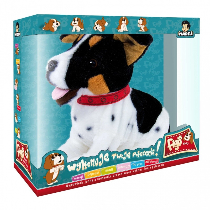 Interaktivní plyšový pes Jack Russell teriér Figo na hlasové povely