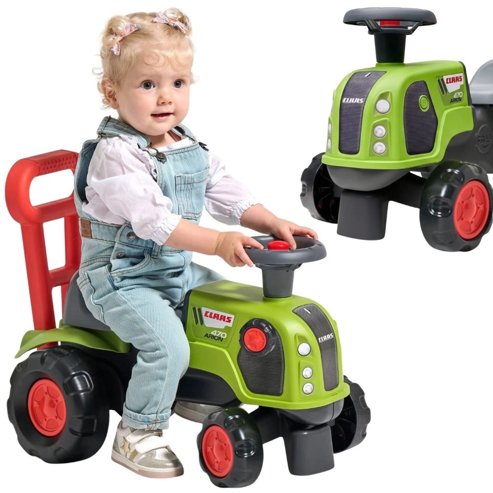 Falk odrážedlo traktor Baby Claas Arion 470 s klaksonem