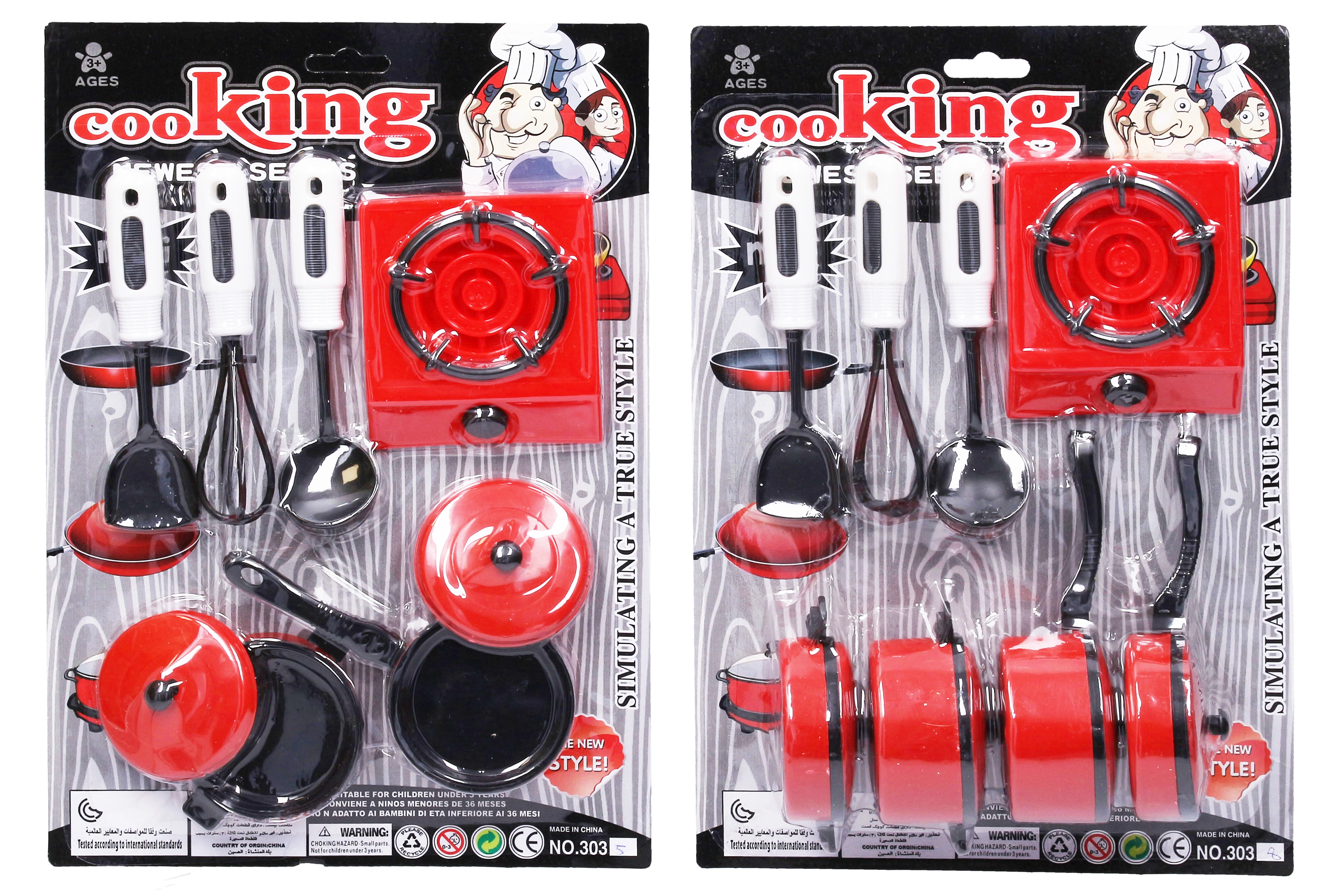 Levně Dětské nádobí se sporákem – kuchyňský set pro malé kuchaře