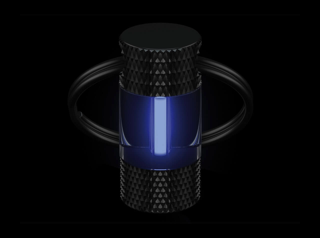 Böker Plus Mini Glow bezbateriové svítidlo na klíče ledově modré