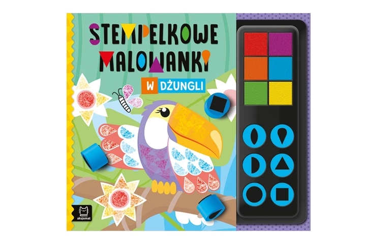 Stempelkowe malowanki v džungli – razítkovací malovánky