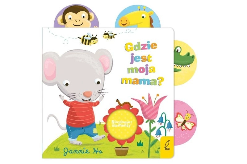 Gdzie jest moja mama? dětská interaktivní kniha s pohyblivými prvky