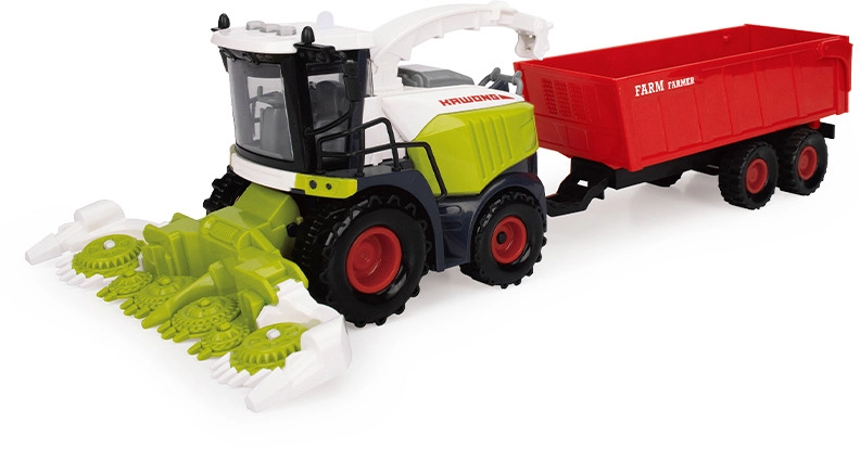 Levně FARM SERVICE kombajn s valníkem se světly a zvuky