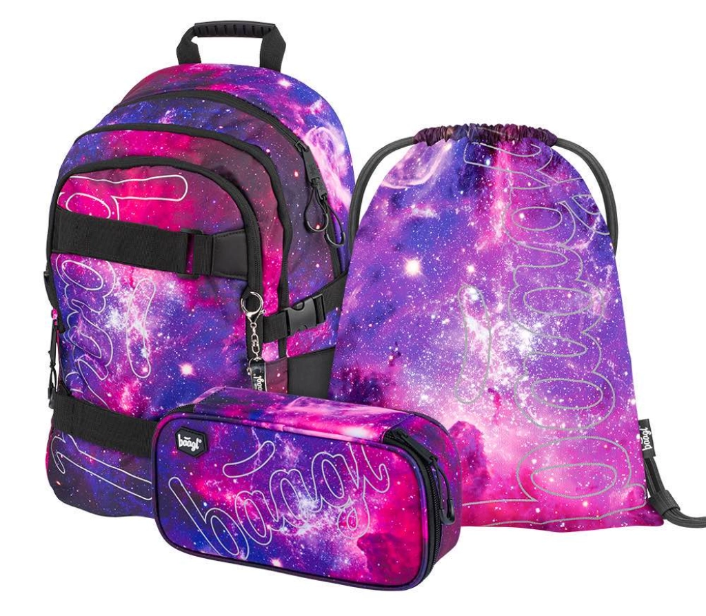 Baagl skate Galaxy 3-dílný set