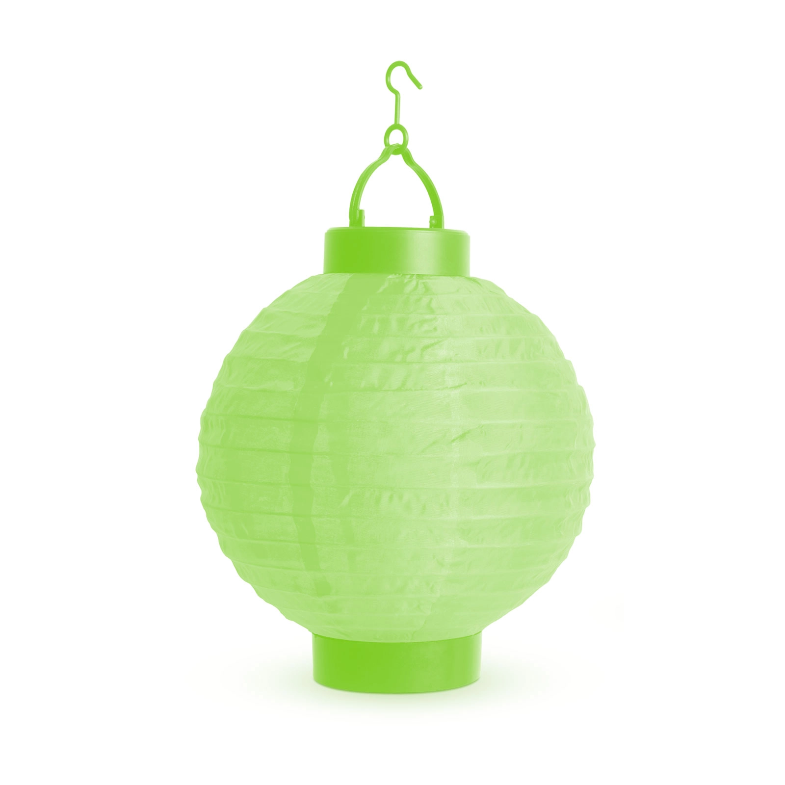 Zelený LED lampion s bílým světlem