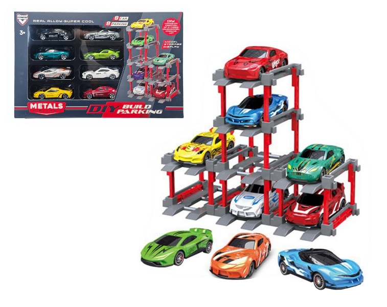 Patrové parkoviště s autíčky