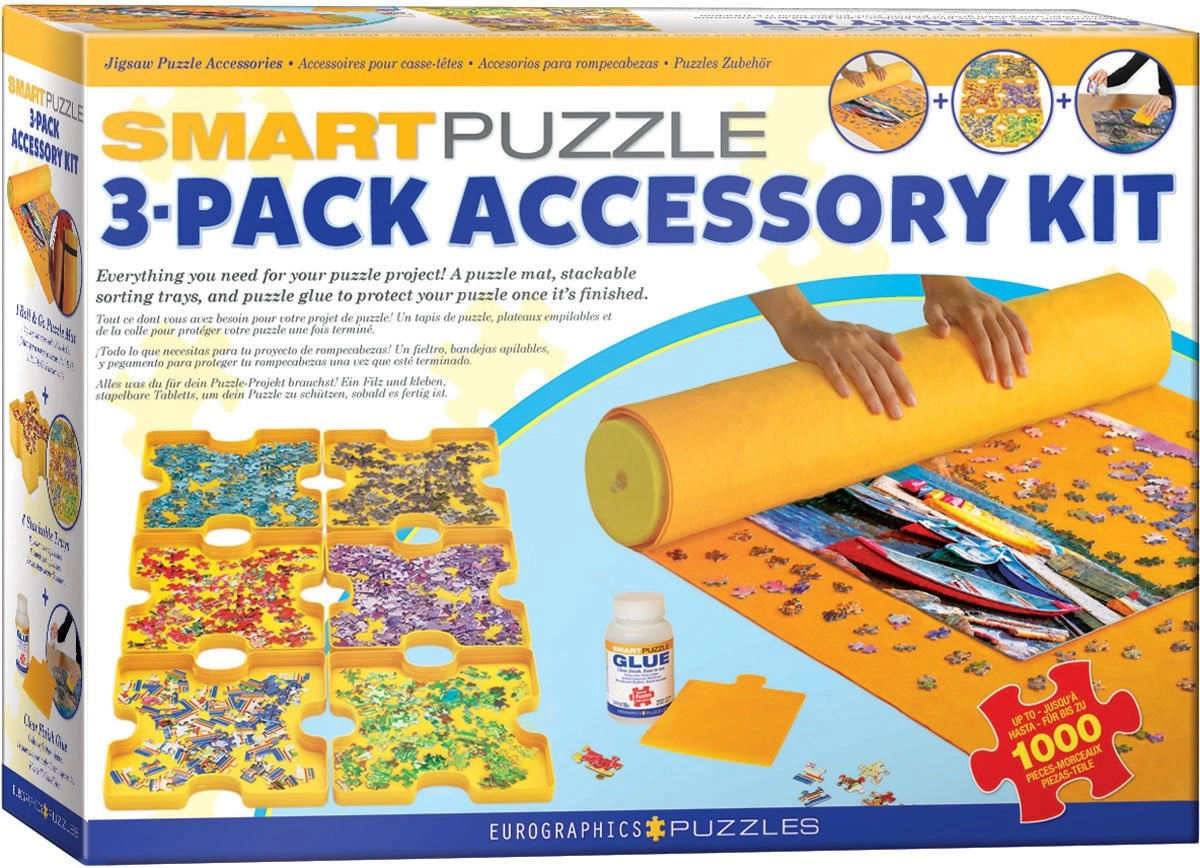 EUROGRAPHICS Sada příslušenství pro skládání puzzle 3v1