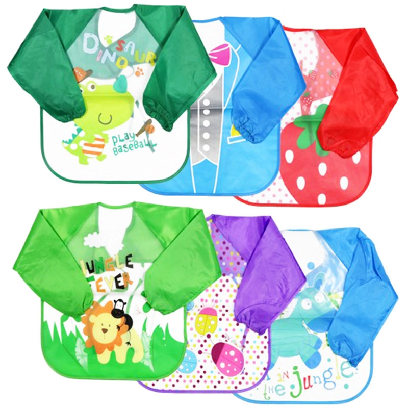 dětská zástěra s rukávy