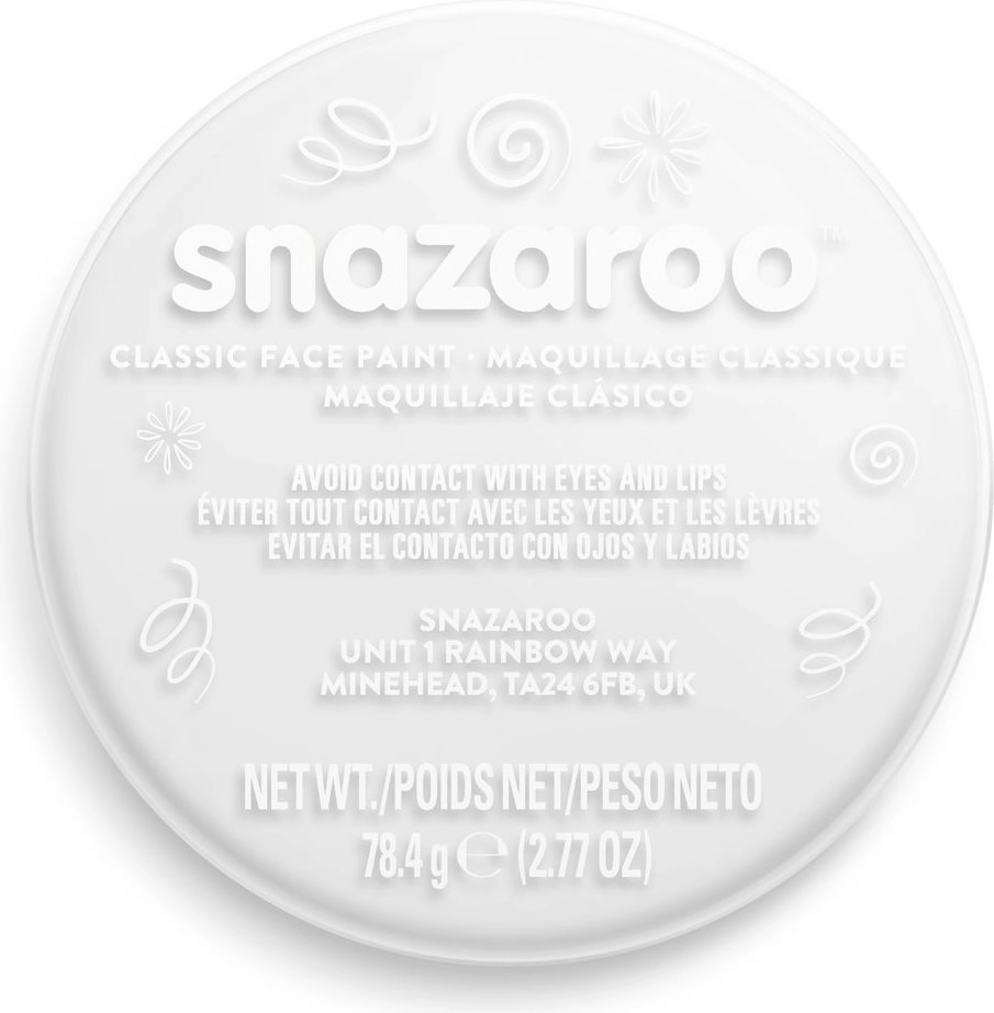 Snazaroo bílá barva na obličej 75 ml