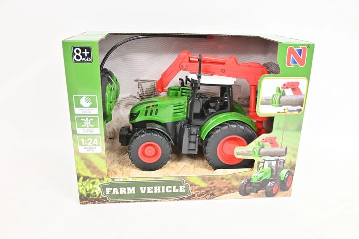 Rc traktor s drapákem na dřevo 1:24