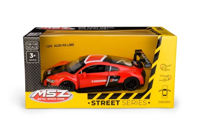 Sběratelský model Audi R8 LMS v měřítku 1:24 červený