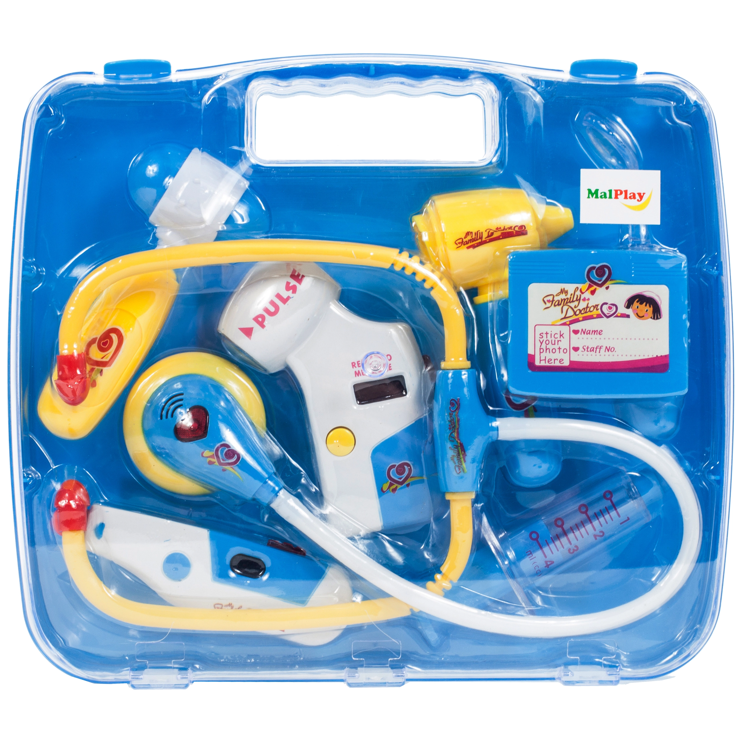 lékařský set v kufříku – modrý