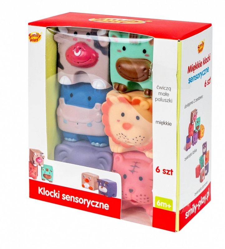 Měkké senzorické bloky 6 kusů