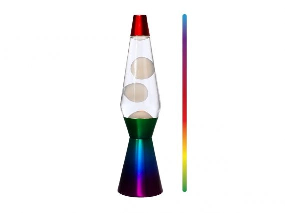 Lávová lampička s měnícími se barvami LED