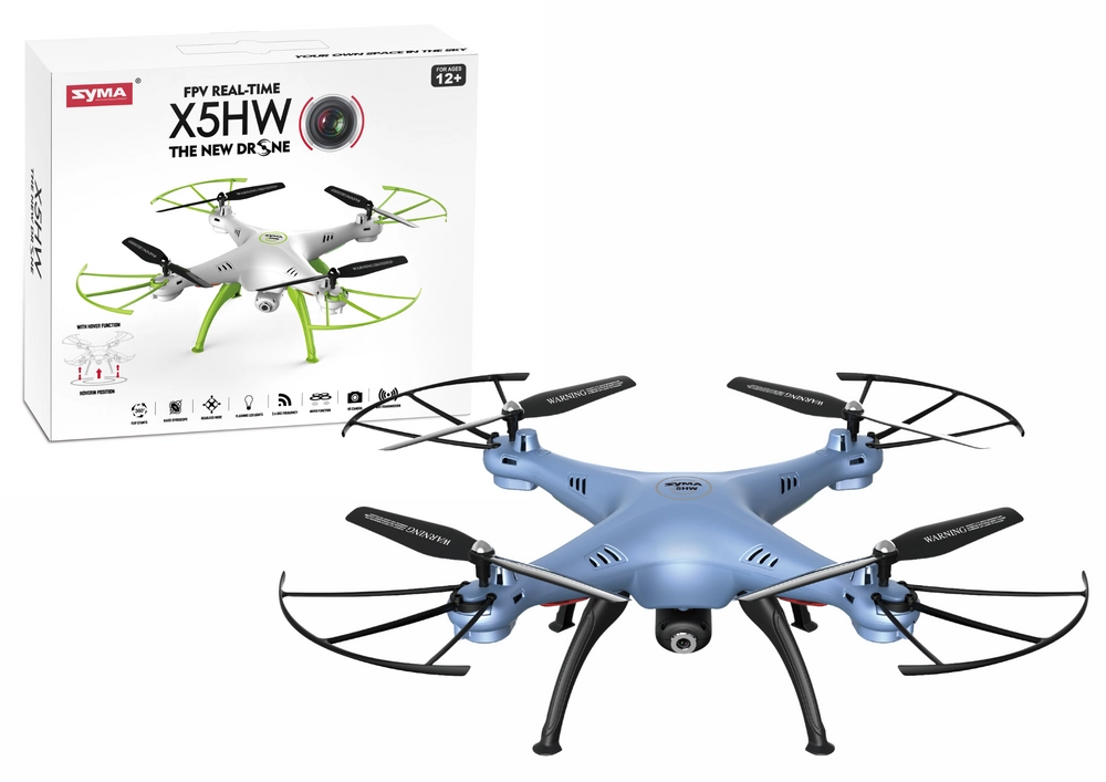 RC dron SYMA X5HW – modrý