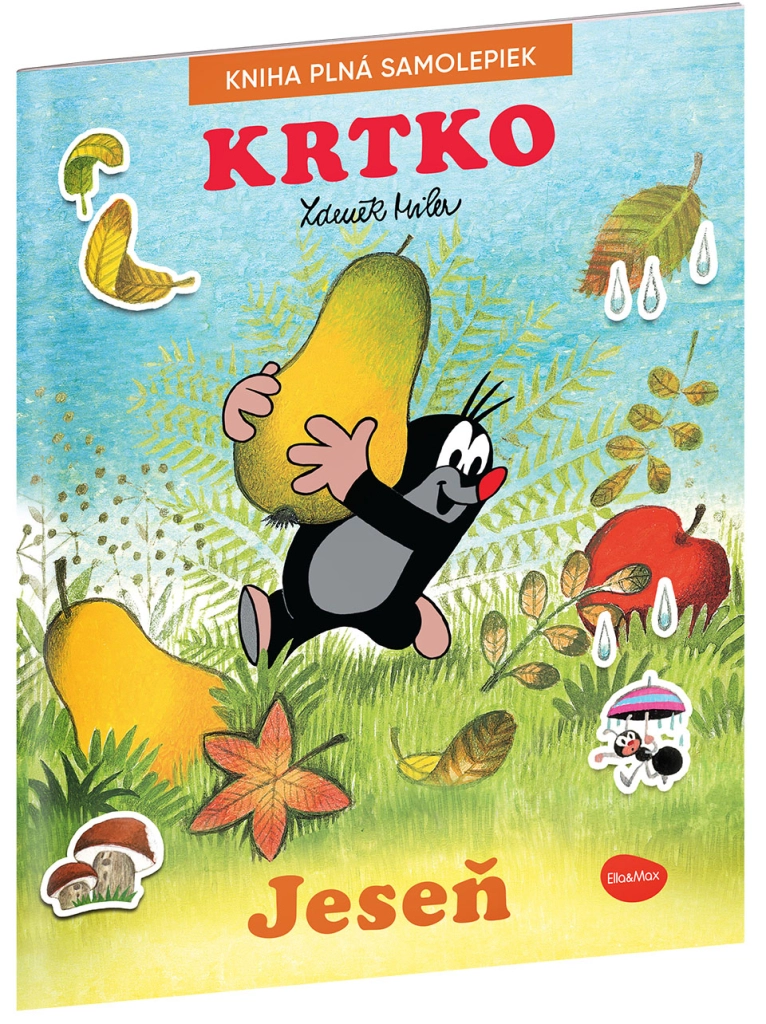 KRTKO a JESEŇ Kniha samolepiek