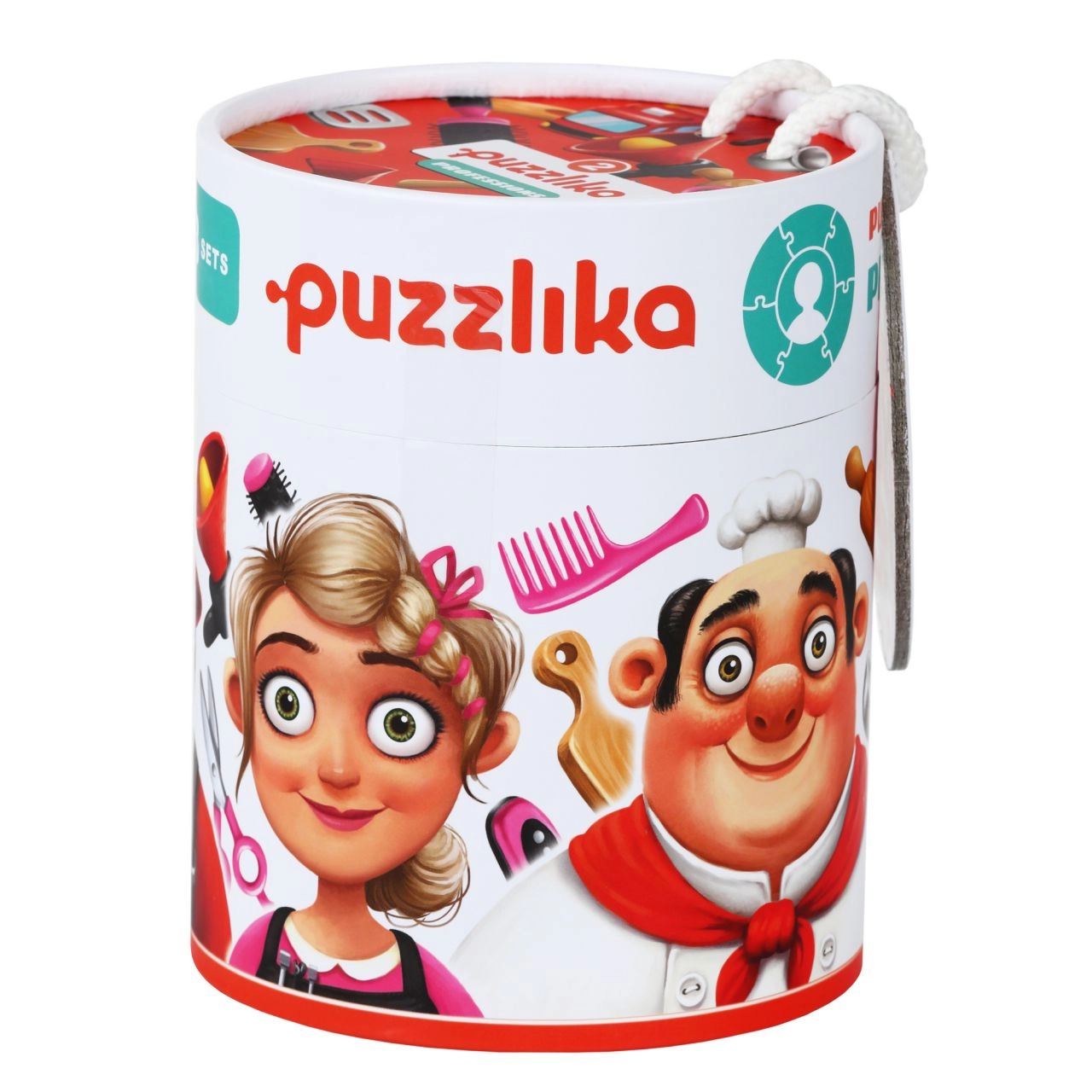Levně Puzzlika Profese 2 – naučné kulaté puzzle 21 dílků