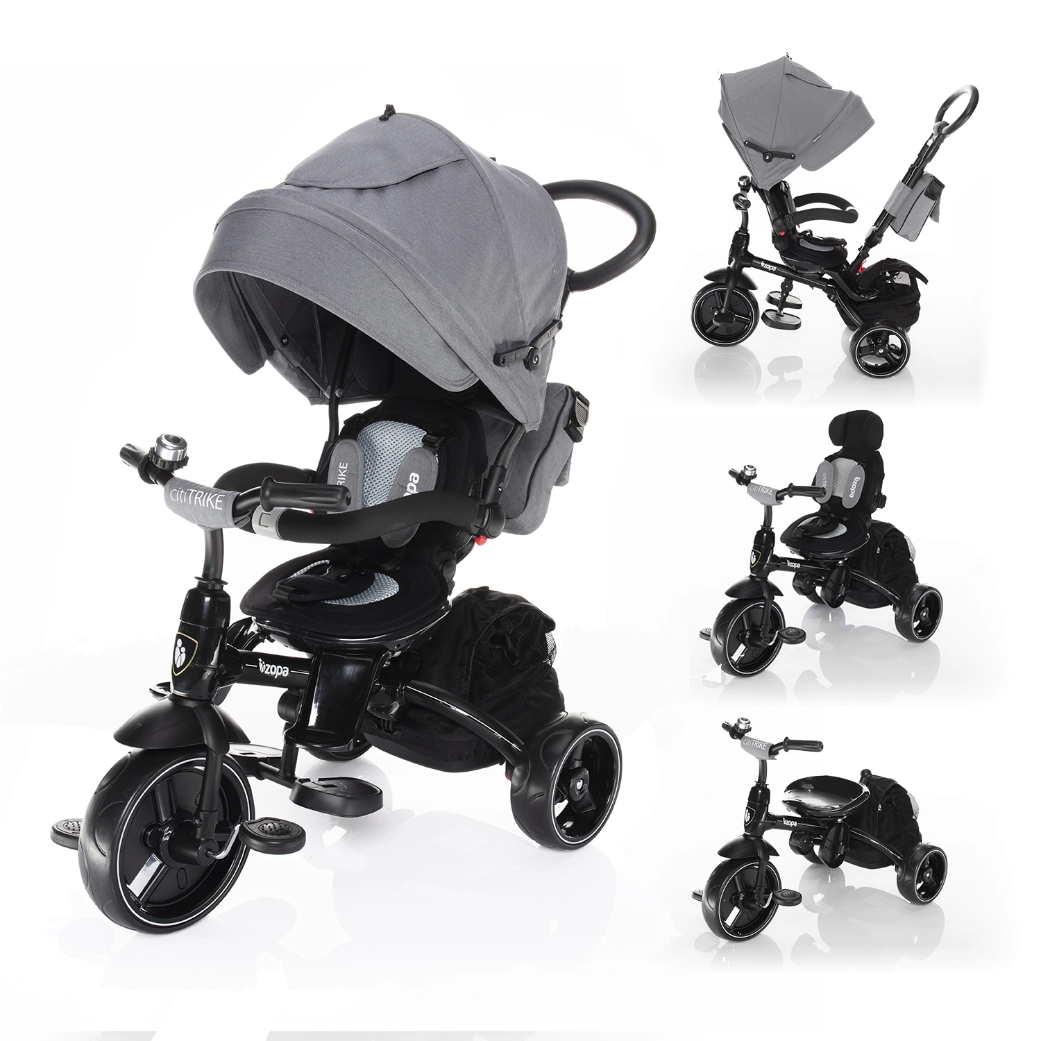 Zopa Tříkolka Citi Trike Foggy Grey