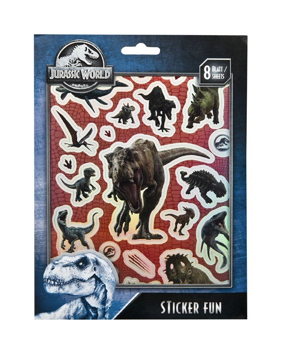 Sada nálepek Jurassic World