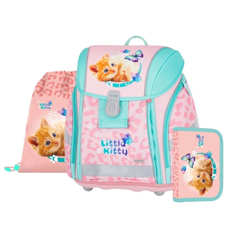 Školní set 3ks PREMIUM LIGHT Kočka KARTONPP