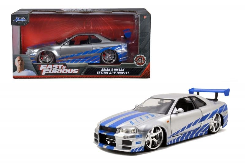 Jada Rychle a zběsile auto 2002 Nissan Skyline 1:24