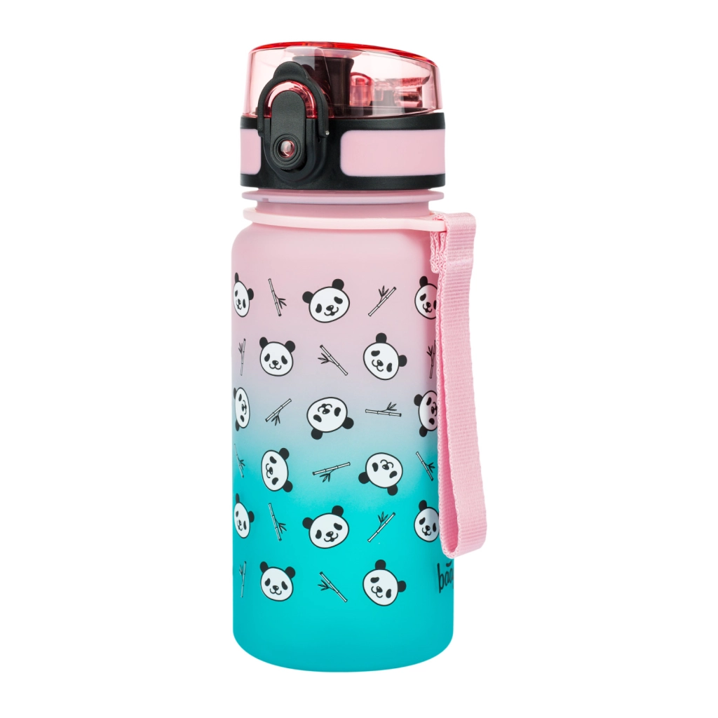 Levně Tritanová láhev na pití baagl gradient panda 350 ml