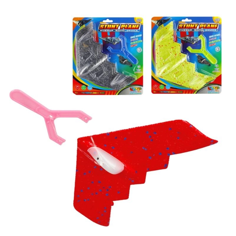 Vystřelovací pěnové letadélko s prakem