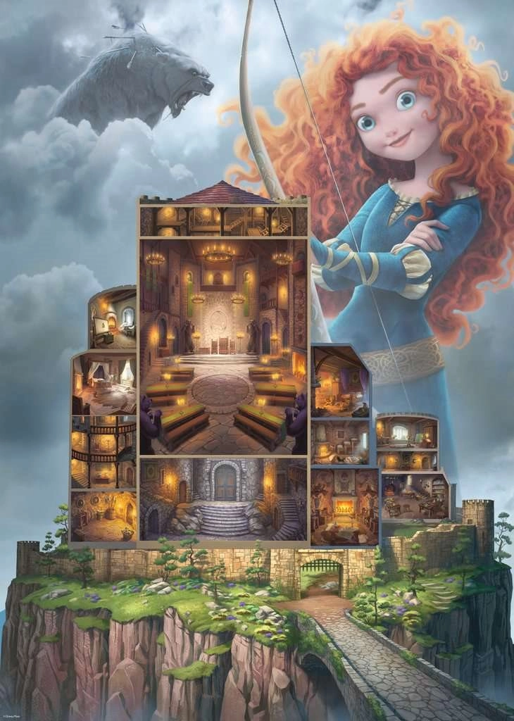 RAVENSBURGER Disney Castle Collection: Merida 1000 dílků
