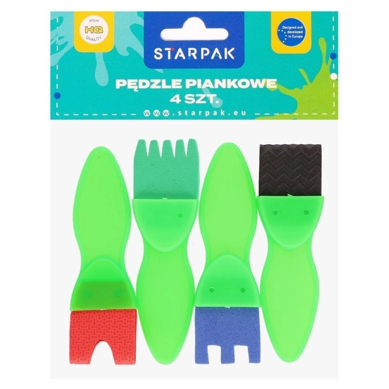 Sada pěnových štětců 4 ks
