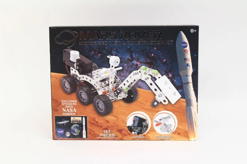 Nasa kovová stavebnice marsovského roveru s motorem