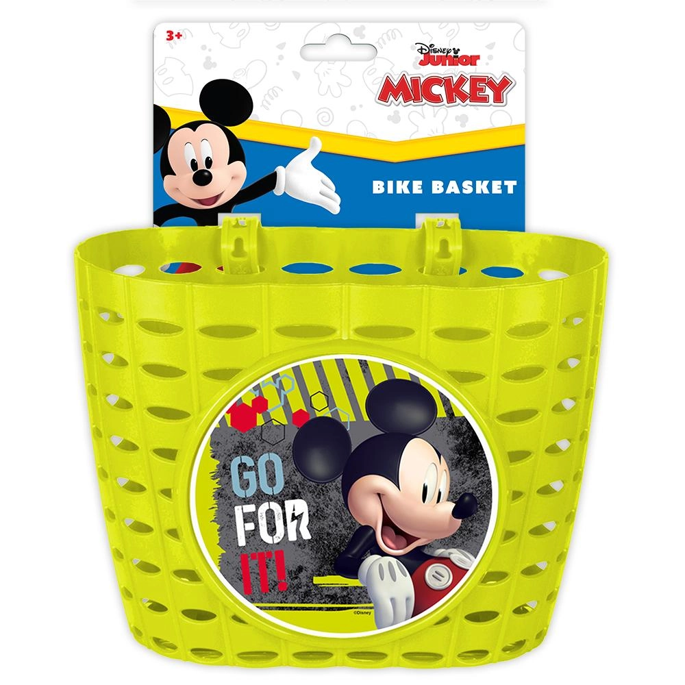 Košík na kolo Disney Mickey – zelený