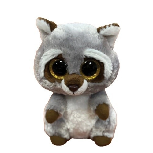 TY Beanie BOOS OAKIE, 15 cm - šedý mýval