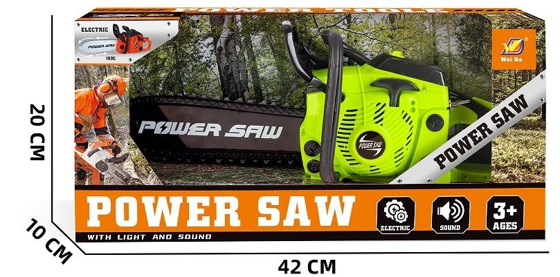 Dětská řetězová pila se světlem a zvukem