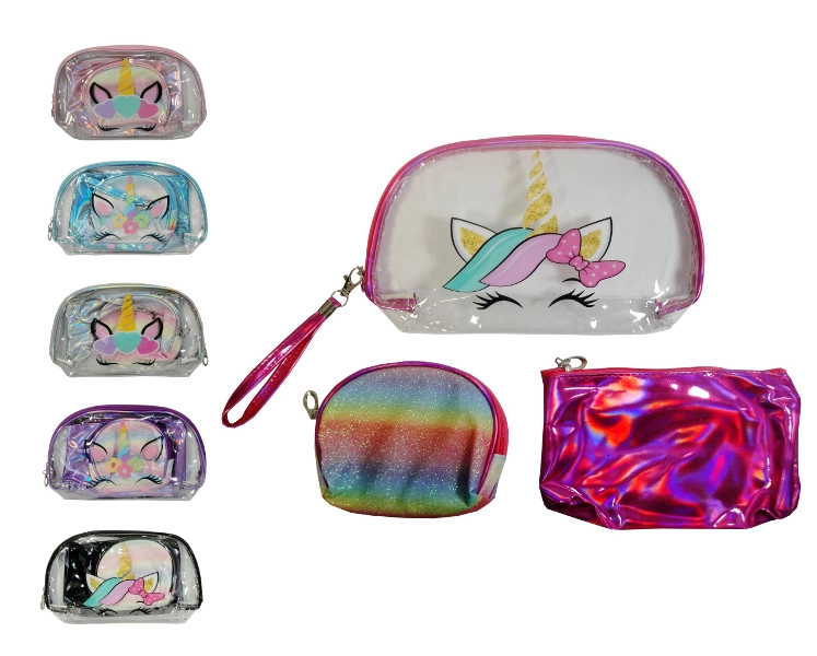 Sada kosmetických taštiček 3 ks pro děti