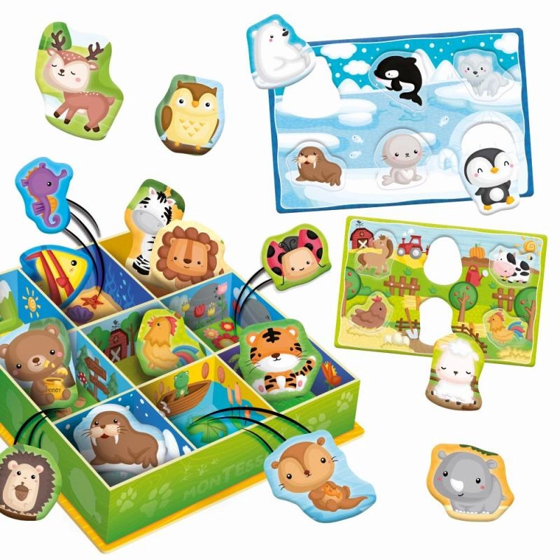 Montessori Baby Krabička Zvířátka
