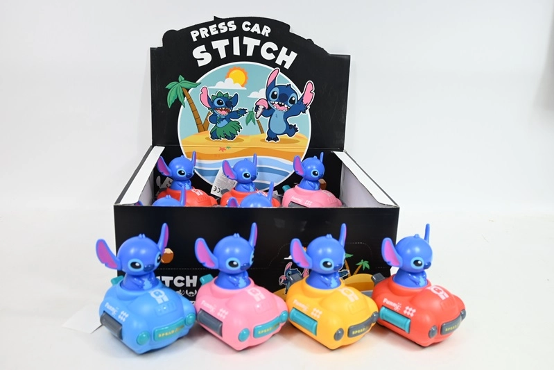 Natahovací zvířátko Stitch v autíčku 11 cm
