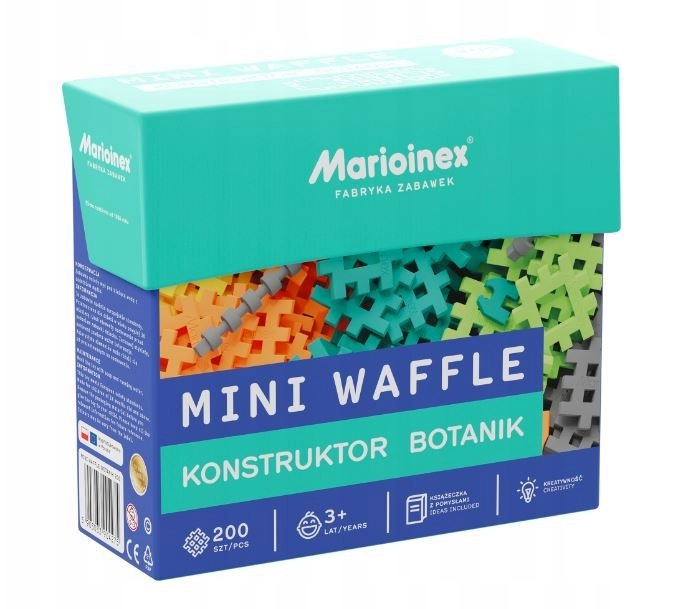 Marioinex MINI WAFFLE Stavebnice botanik 200 ks