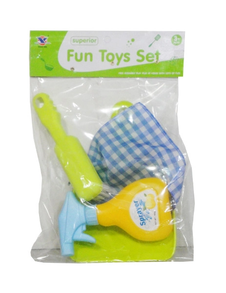 Dětská sada na úklid v průhledném sáčku