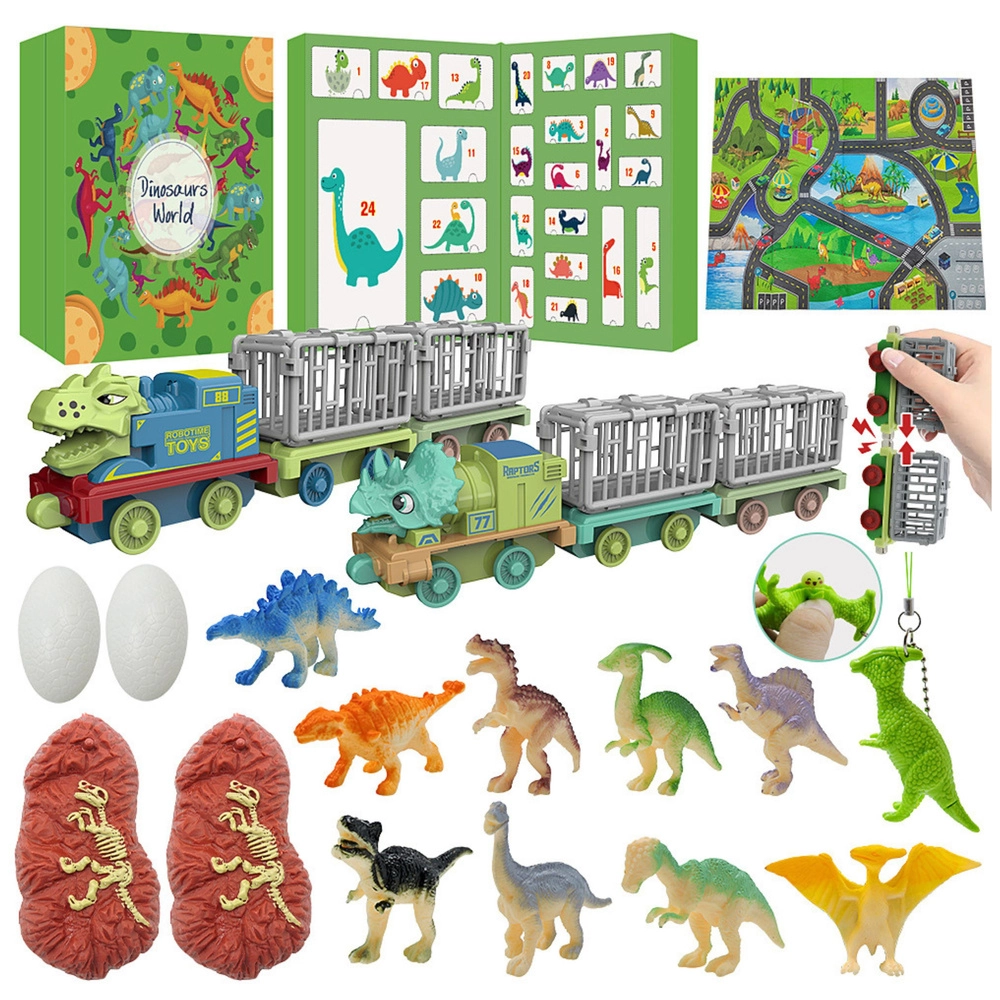 Adventní kalendář pro děti - Dinosauři a hračky