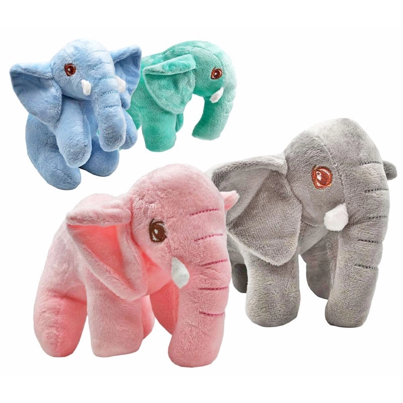 Plyšový slon 19 cm – 4 barvy
