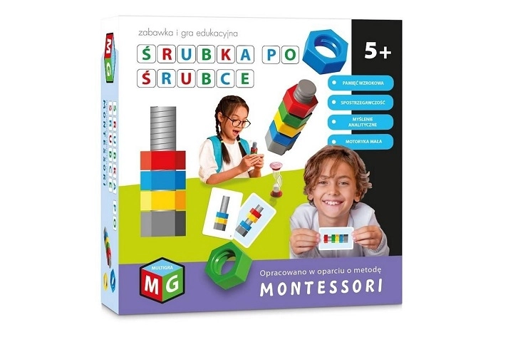 Montessori sada Šroubek po šroubku