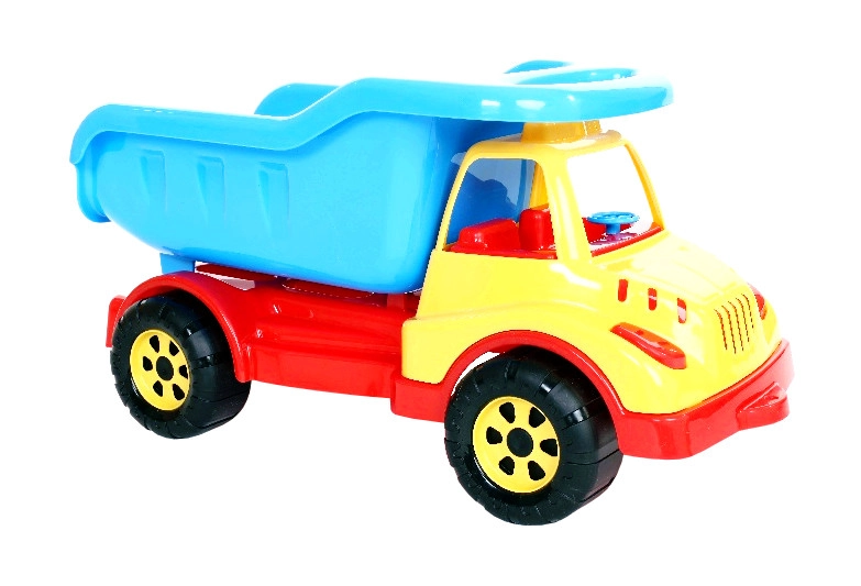 Plastová nákladní auta v síťce